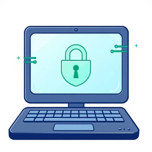 Illustration of secure online payment process